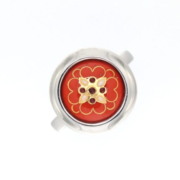 Bague rond moyen modele orange