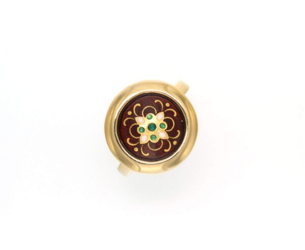 Bague rond moyen modele rouge