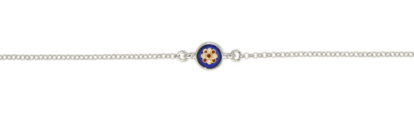 Bracelet  petit rond sur chainette