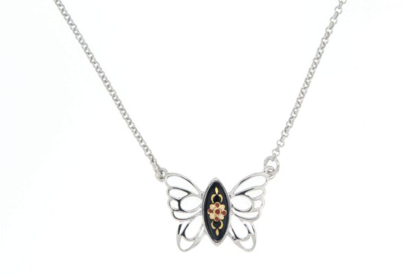 Collier papillon des planons noir