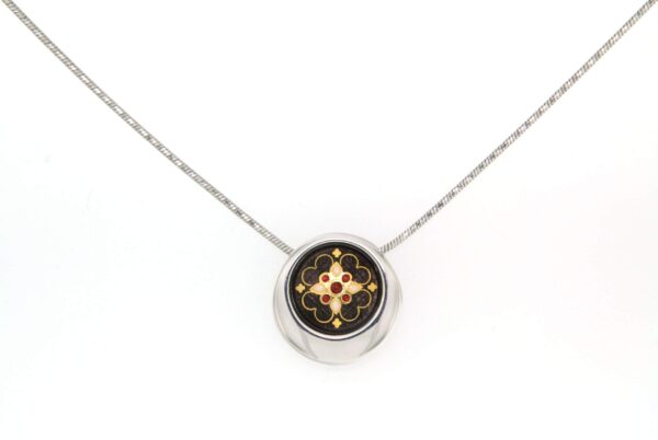 Collier rond serpentine moyen modele chocolat