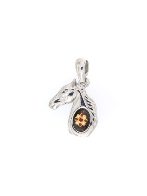 Pendentif cheval chocolat