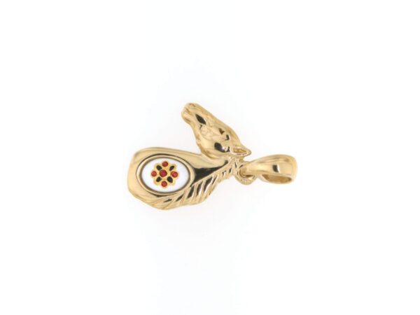 Pendentif chevel blanc